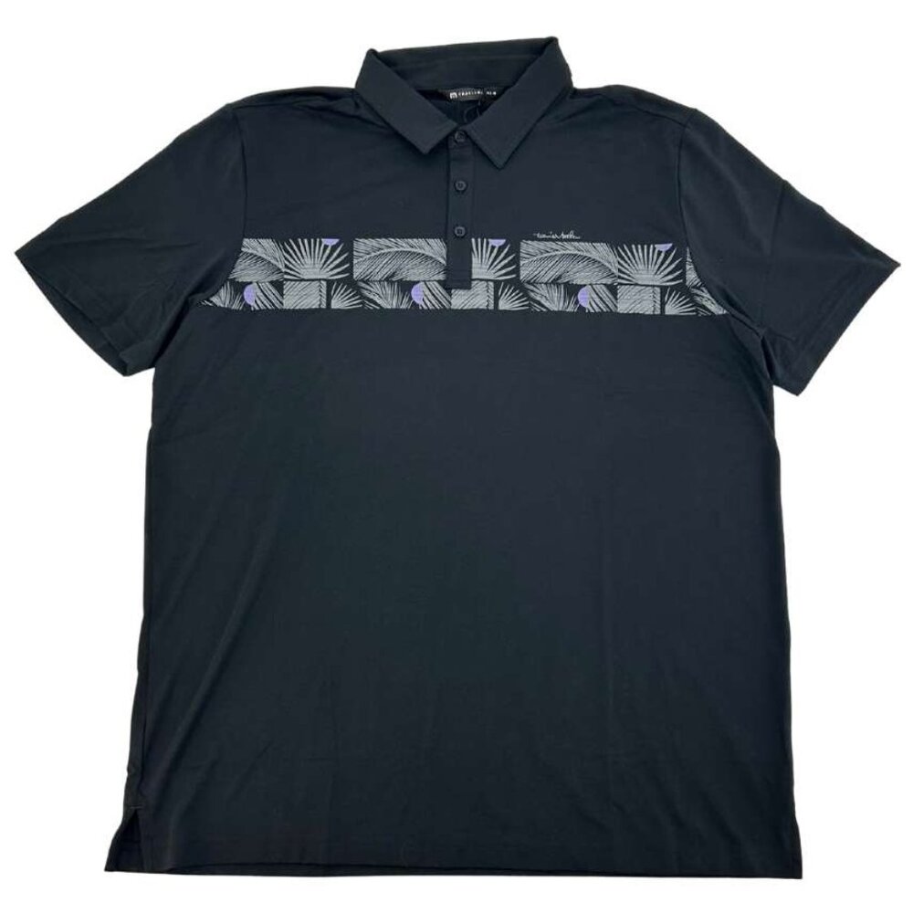 Travis Mathew Men's Black Golf Shirt / Size XXLarge